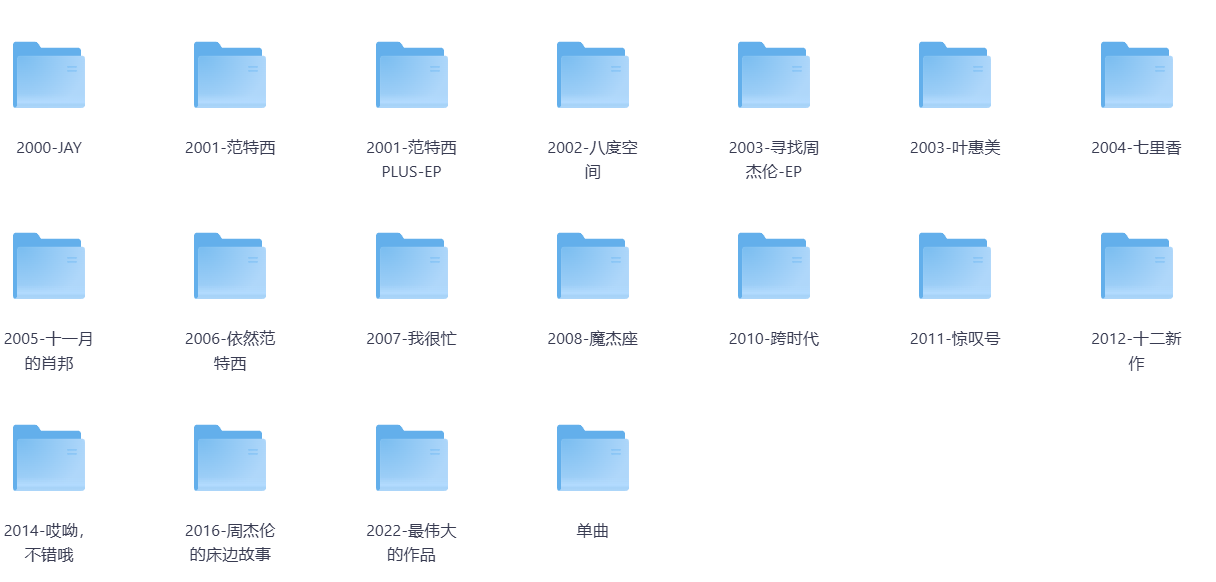花了599买来的，周杰伦音乐 所有专辑和单曲-无损flac